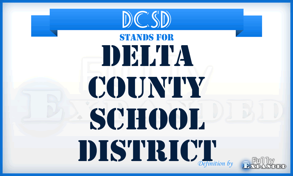 DCSD - Delta County School District