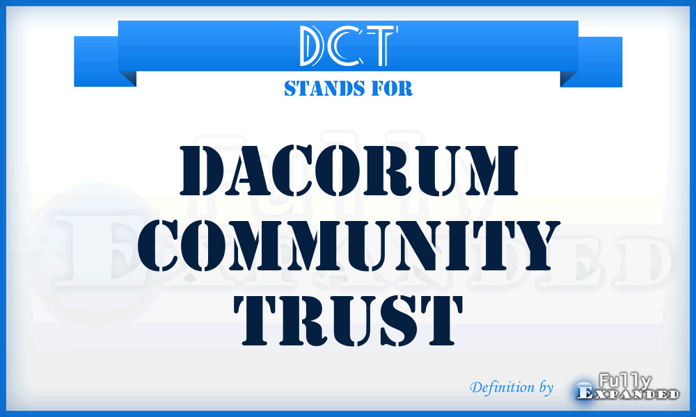 DCT - Dacorum Community Trust