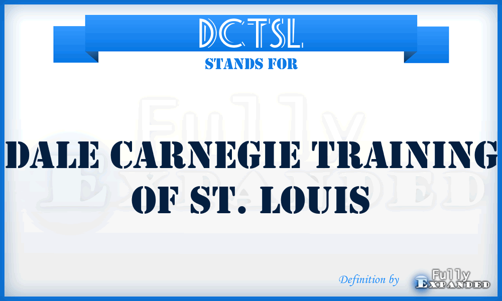 DCTSL - Dale Carnegie Training of St. Louis