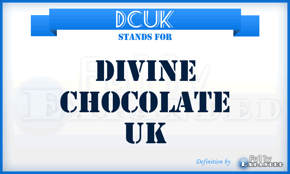 DCUK - Divine Chocolate UK
