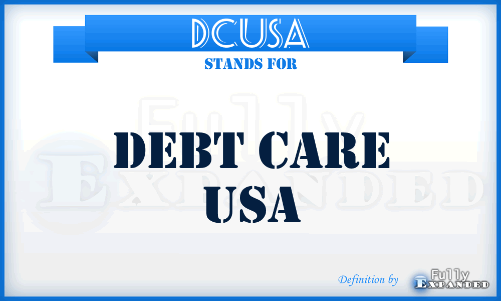 DCUSA - Debt Care USA