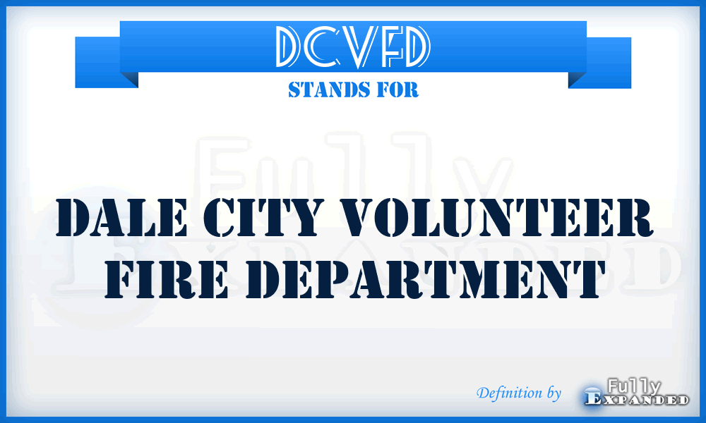 DCVFD - Dale City Volunteer Fire Department