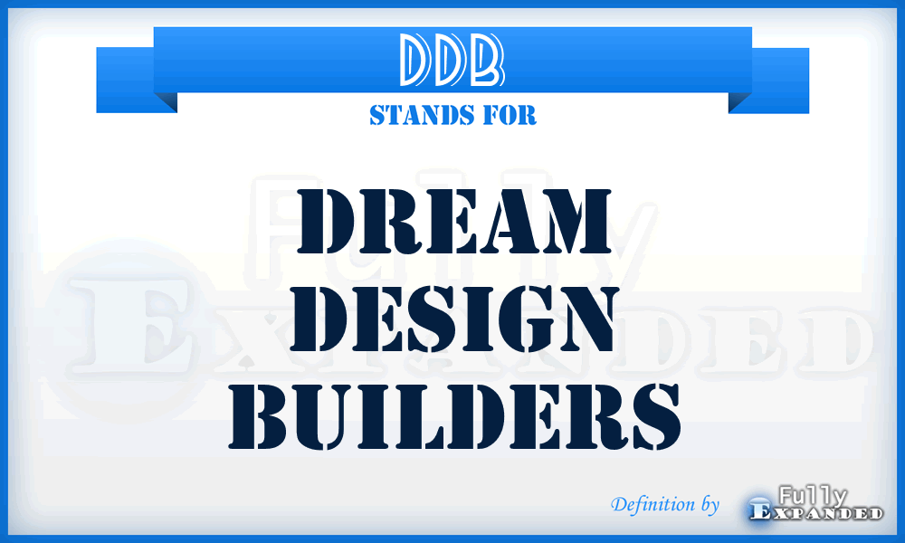 DDB - Dream Design Builders