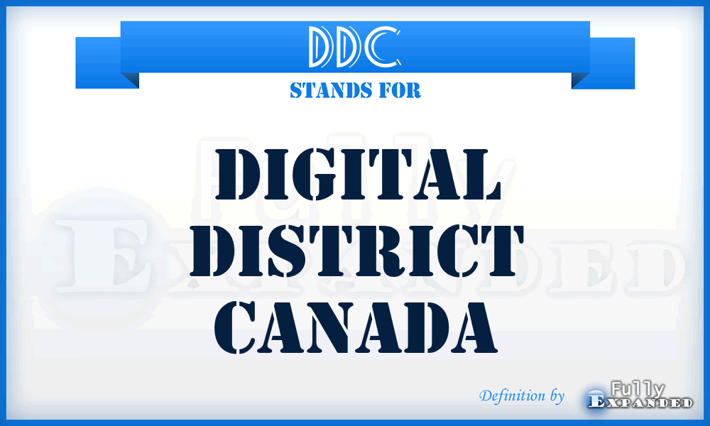 DDC - Digital District Canada