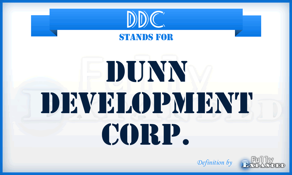 DDC - Dunn Development Corp.