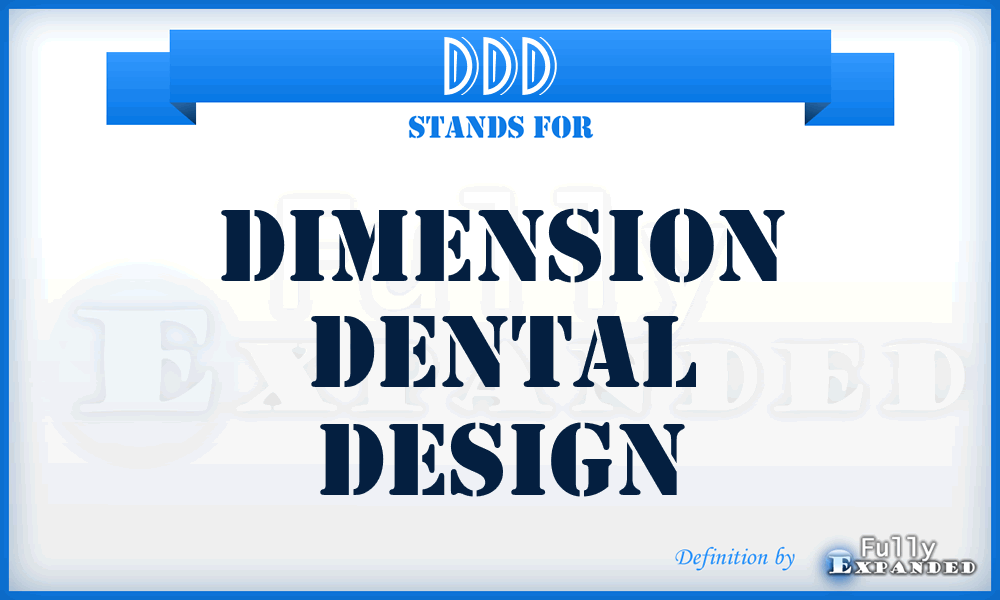 DDD - Dimension Dental Design