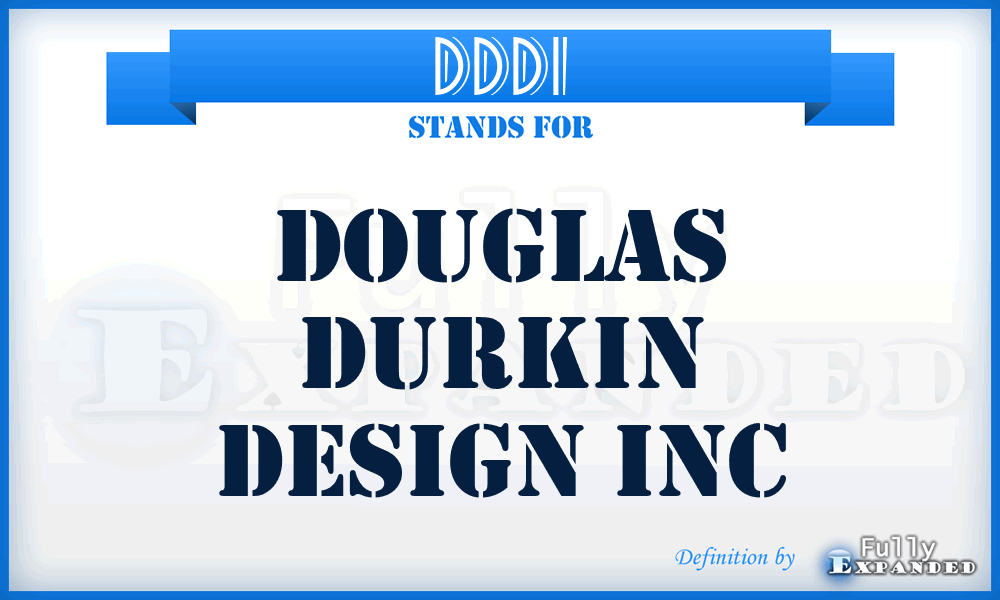 DDDI - Douglas Durkin Design Inc