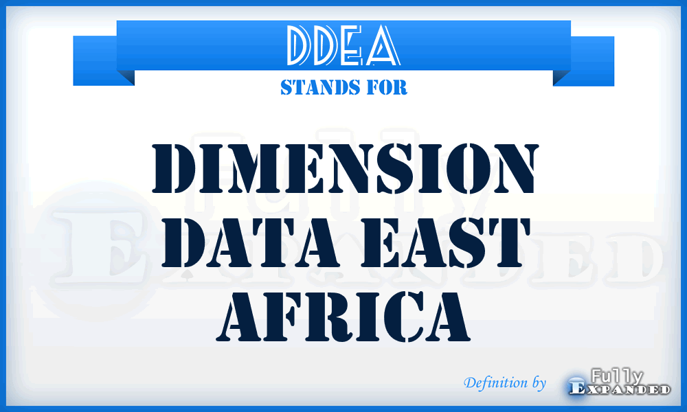 DDEA - Dimension Data East Africa