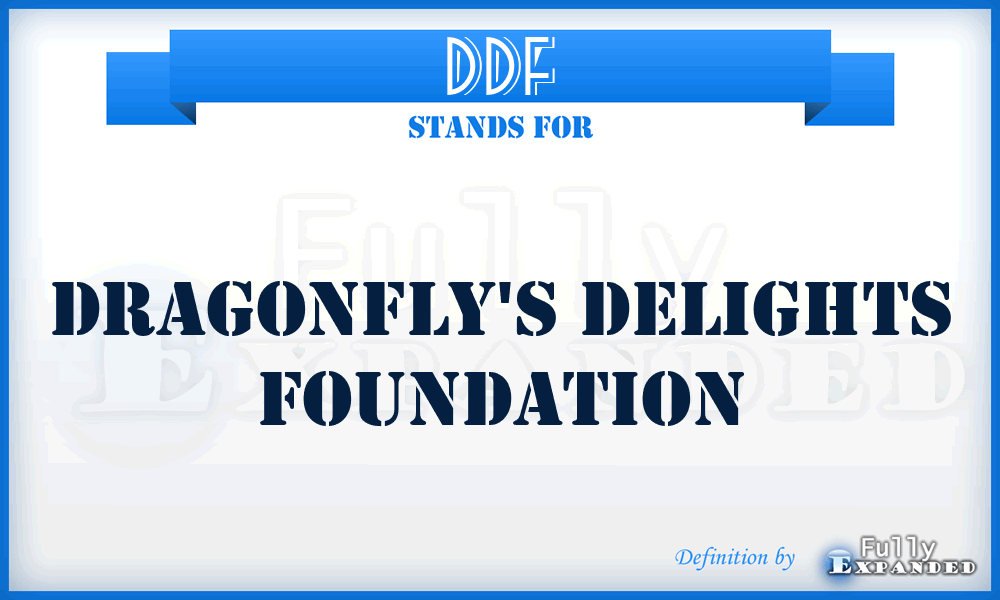 DDF - Dragonfly's Delights Foundation