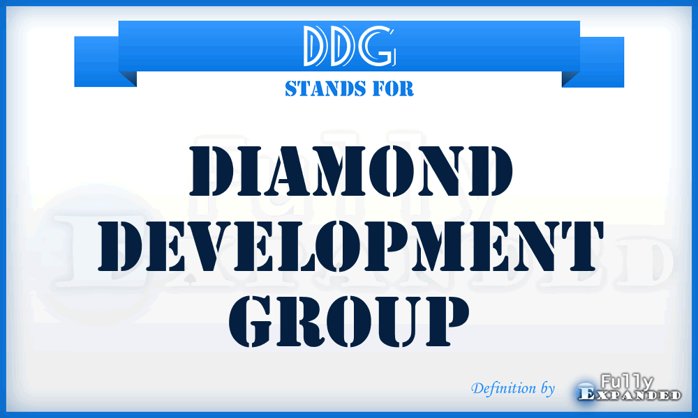 DDG - Diamond Development Group