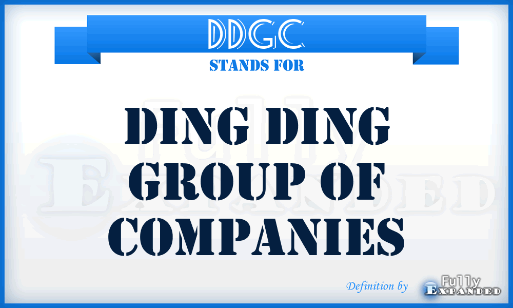 DDGC - Ding Ding Group of Companies