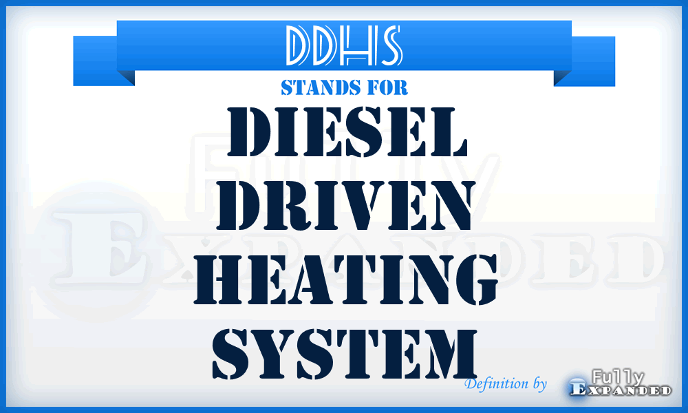 DDHS - Diesel Driven Heating System