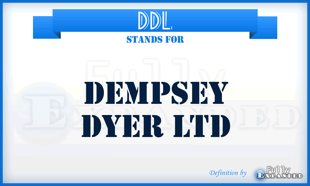 DDL - Dempsey Dyer Ltd