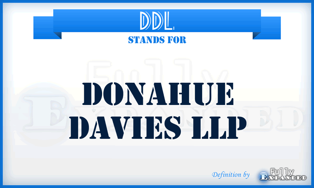 DDL - Donahue Davies LLP