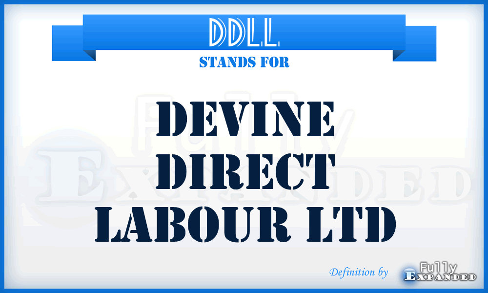 DDLL - Devine Direct Labour Ltd