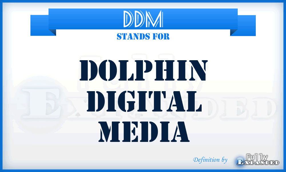 DDM - Dolphin Digital Media