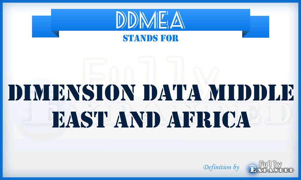 DDMEA - Dimension Data Middle East and Africa