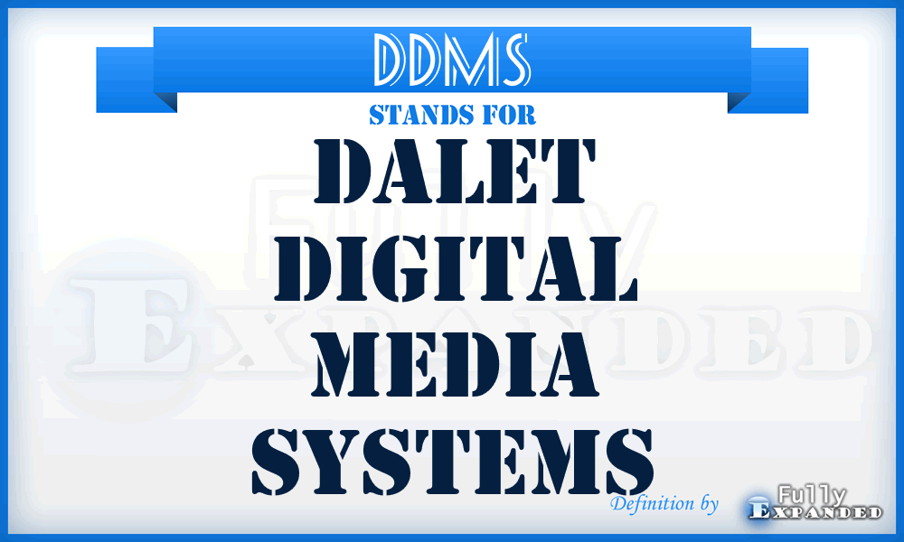 DDMS - Dalet Digital Media Systems