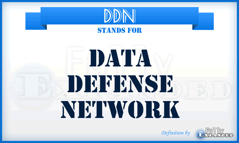 DDN - Data Defense Network