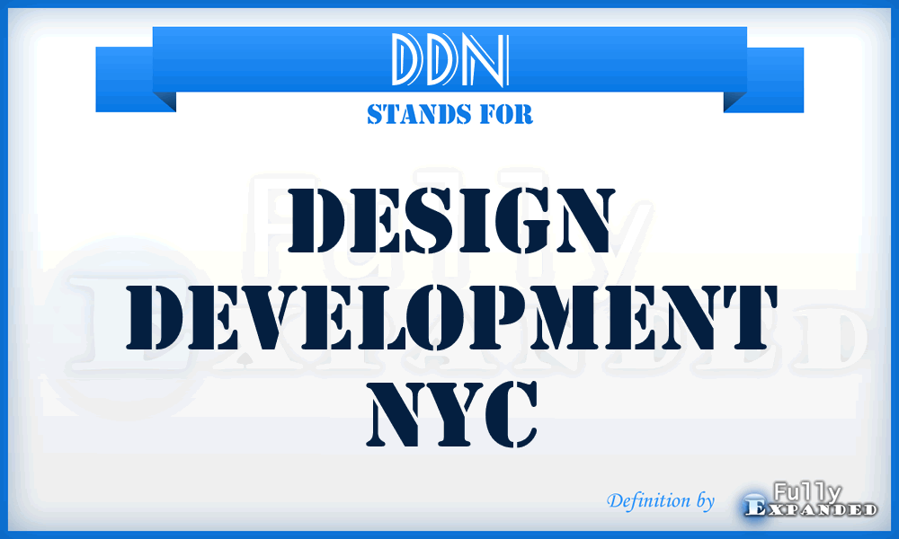 DDN - Design Development Nyc