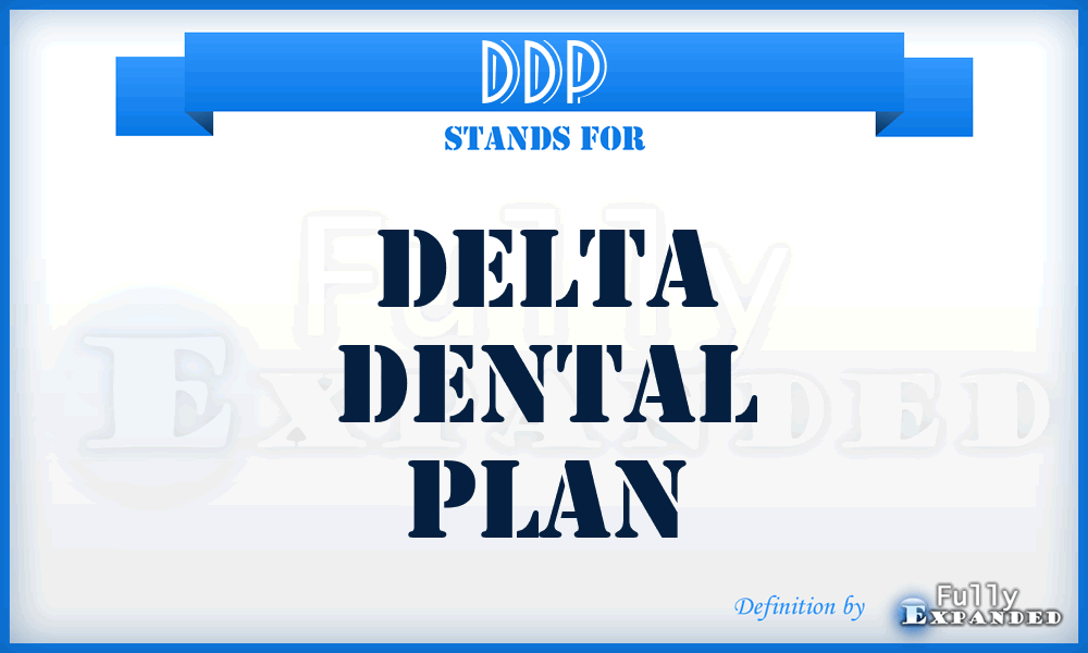 DDP - Delta Dental Plan