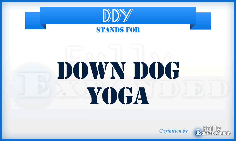 DDY - Down Dog Yoga