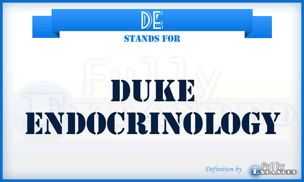 DE - Duke Endocrinology