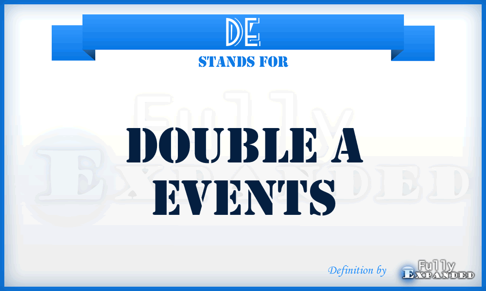 DE - Double a Events