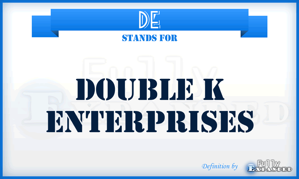 DE - Double k Enterprises