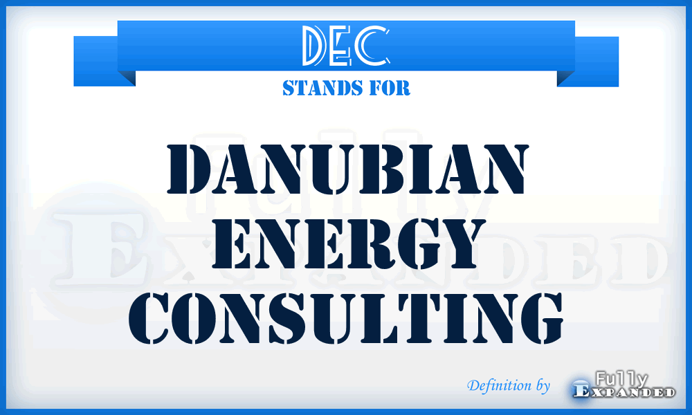 DEC - Danubian Energy Consulting