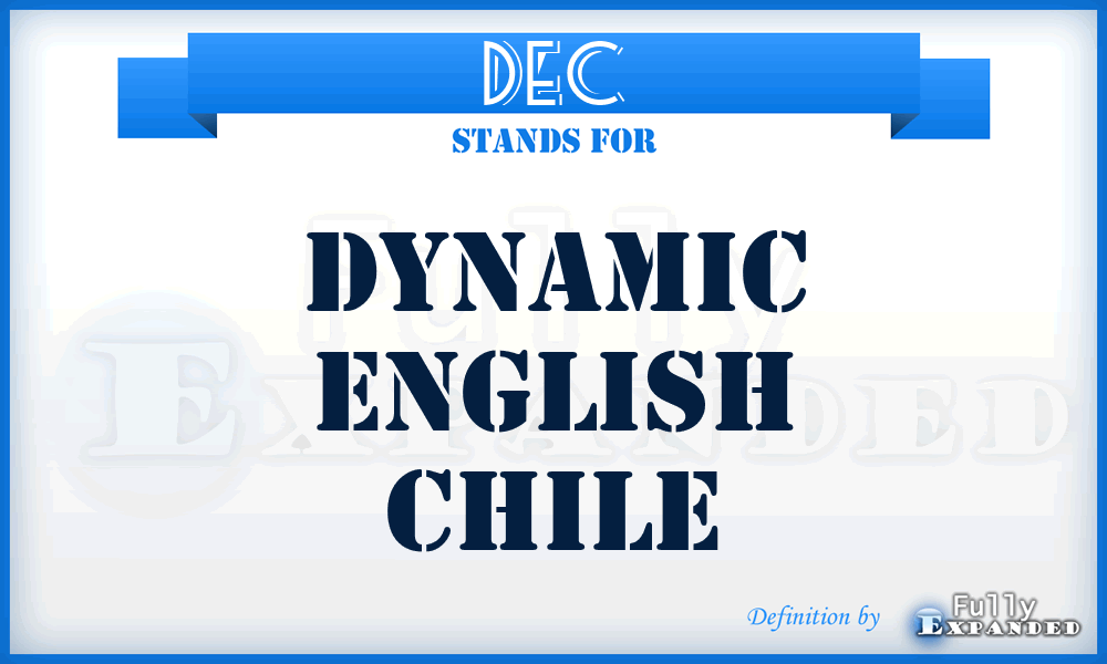 DEC - Dynamic English Chile