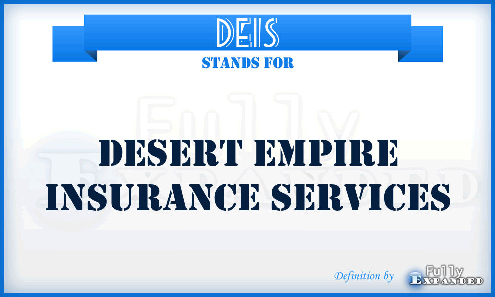 DEIS - Desert Empire Insurance Services
