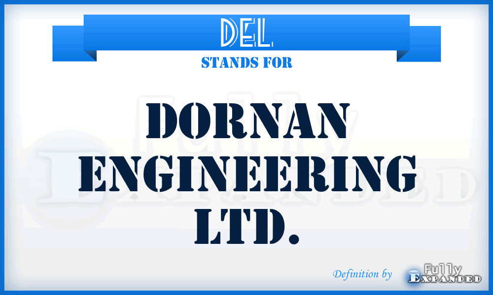 DEL - Dornan Engineering Ltd.