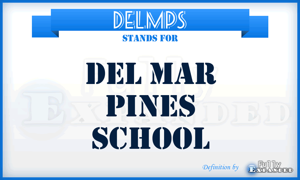 DELMPS - DEL Mar Pines School