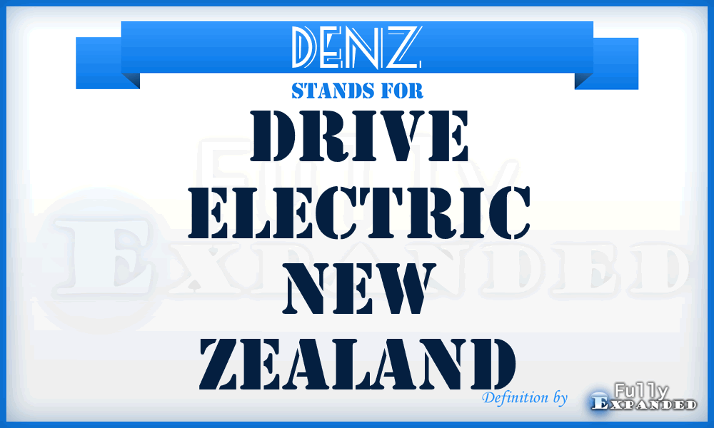 DENZ - Drive Electric New Zealand