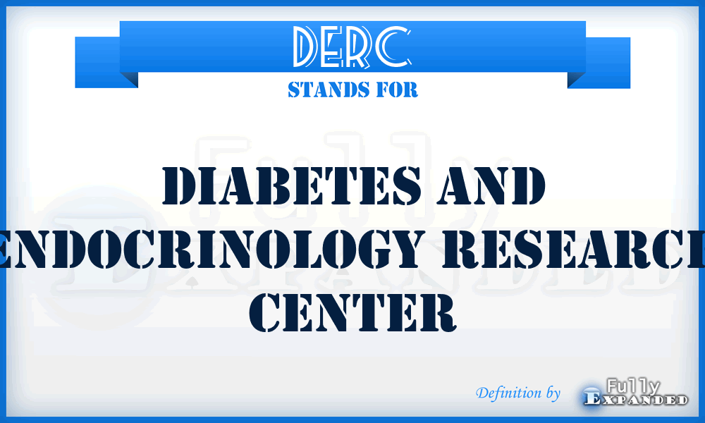 DERC - Diabetes and Endocrinology Research Center