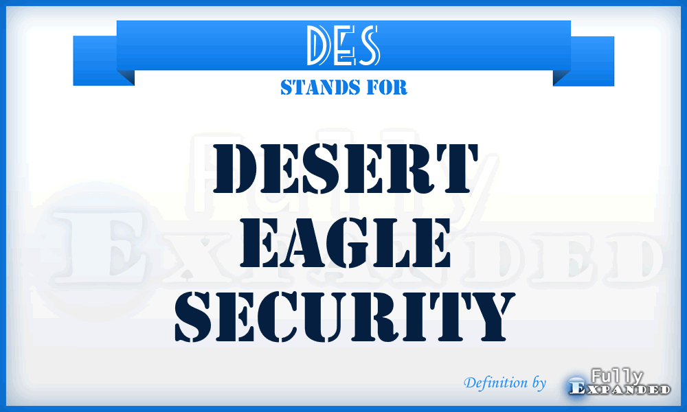 DES - Desert Eagle Security