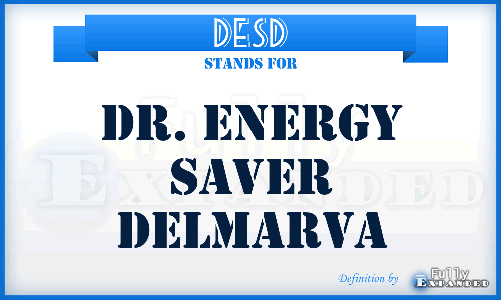 DESD - Dr. Energy Saver Delmarva