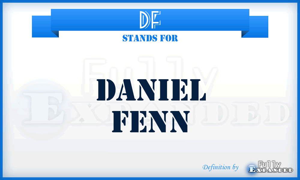 DF - Daniel Fenn