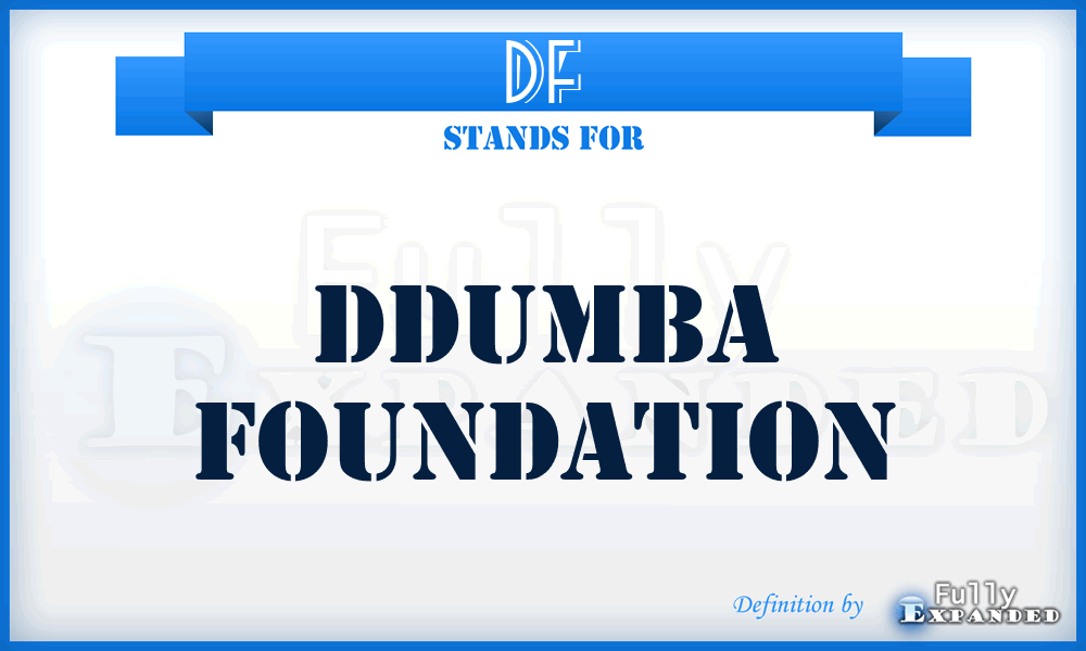 DF - Ddumba Foundation