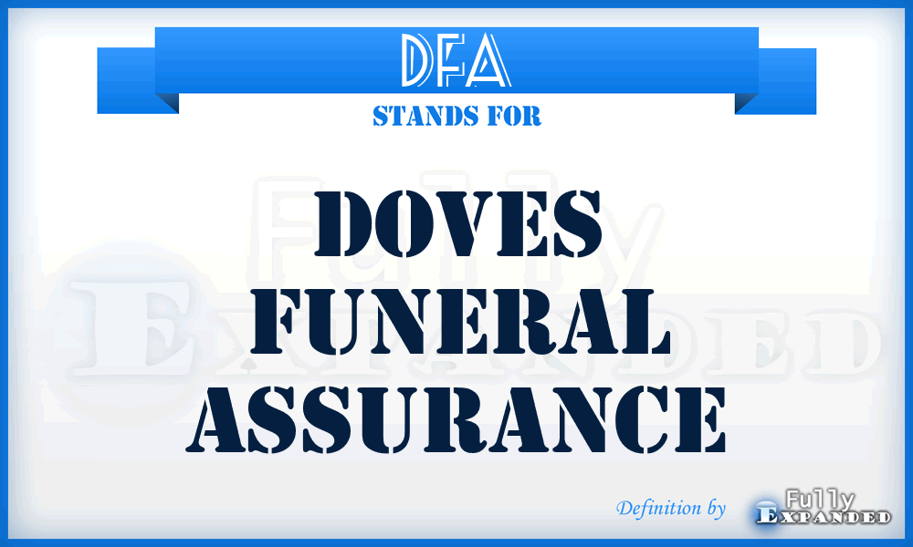 DFA - Doves Funeral Assurance