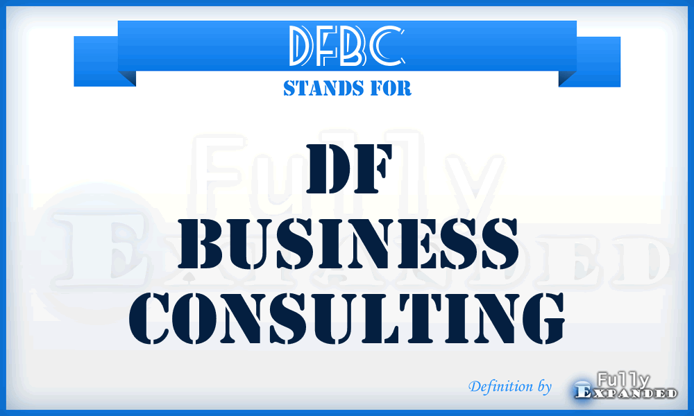 DFBC - DF Business Consulting