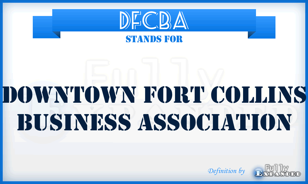 DFCBA - Downtown Fort Collins Business Association