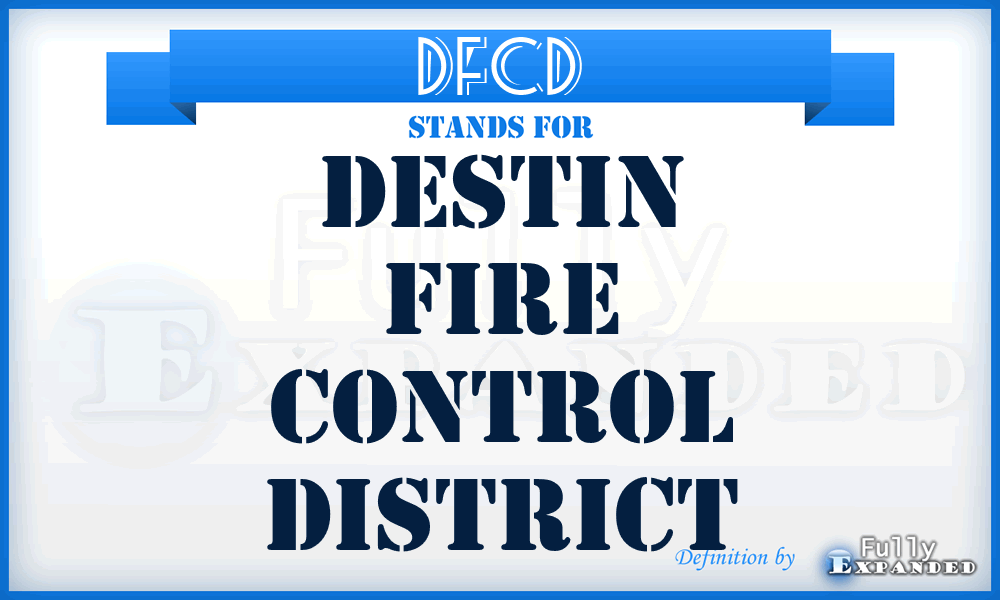 DFCD - Destin Fire Control District