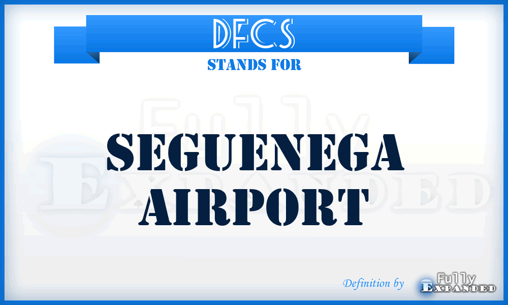 DFCS - Seguenega airport