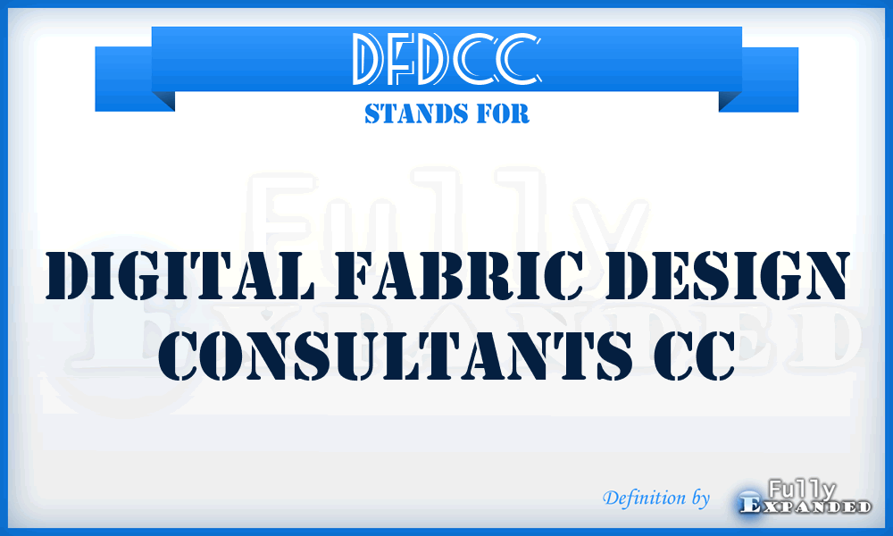 DFDCC - Digital Fabric Design Consultants Cc