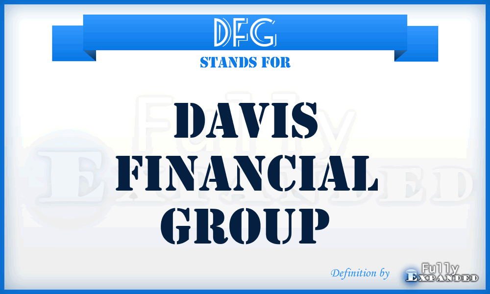 DFG - Davis Financial Group