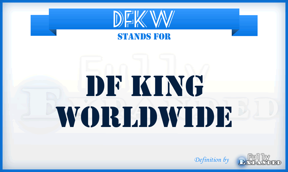 DFKW - DF King Worldwide