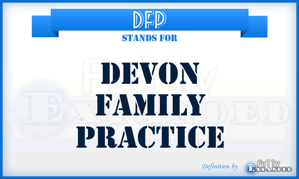 DFP - Devon Family Practice