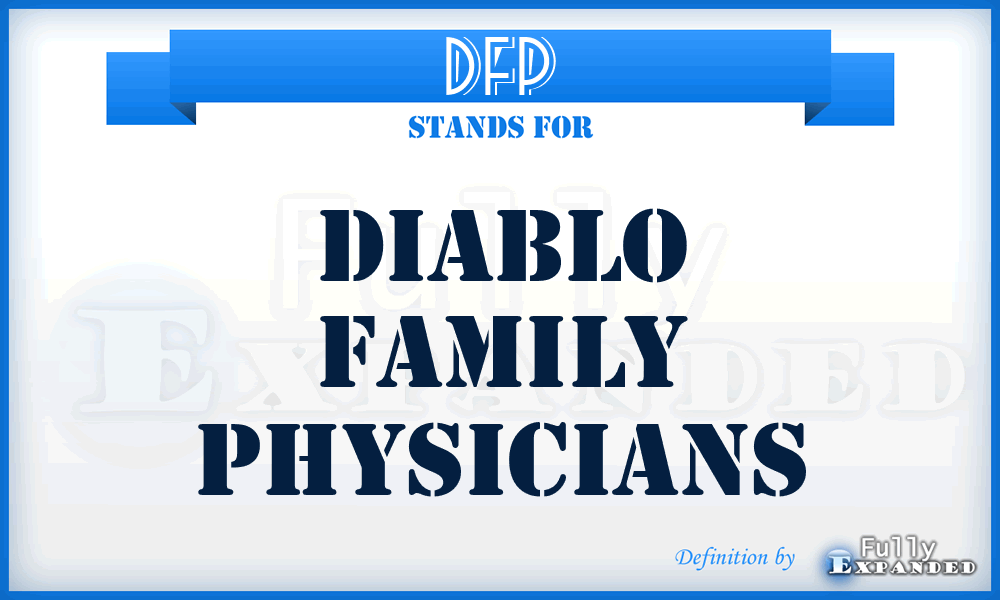 DFP - Diablo Family Physicians